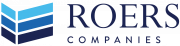 Lexi Apartments Logo for Roers Companies featuring a geometric chevron icon beside the company name.